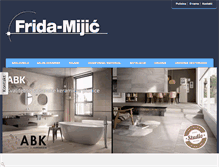 Tablet Screenshot of frida-mijic.hr
